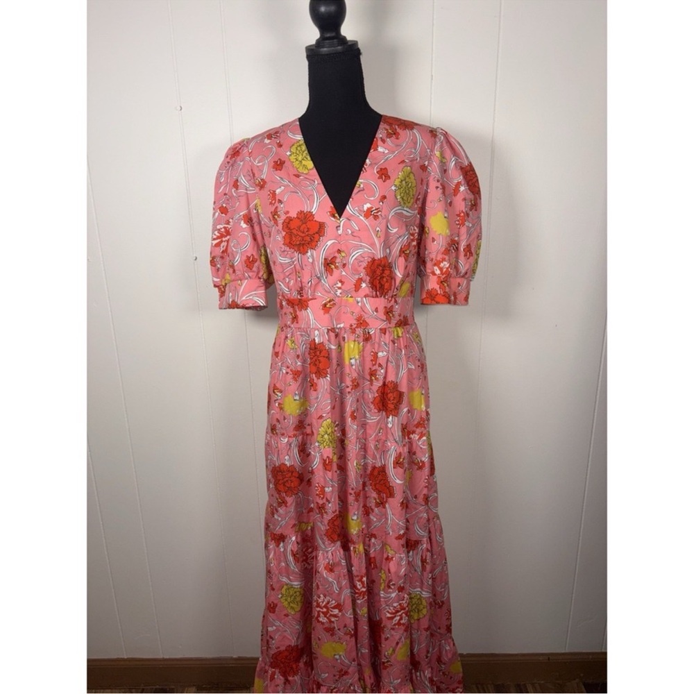 Boden Pink Floral Maxi Dress Exellent condition.
